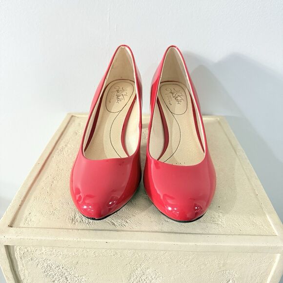 LifeStride Women's Parigi Red Fire Dress Pump Cushioned Flex Sole Shoes 10M NIB - Picture 8 of 13